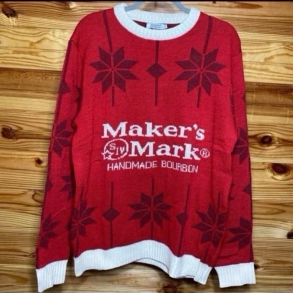 Makers mark s iv ugly Christmas Sweater NEW PROMO PIECE